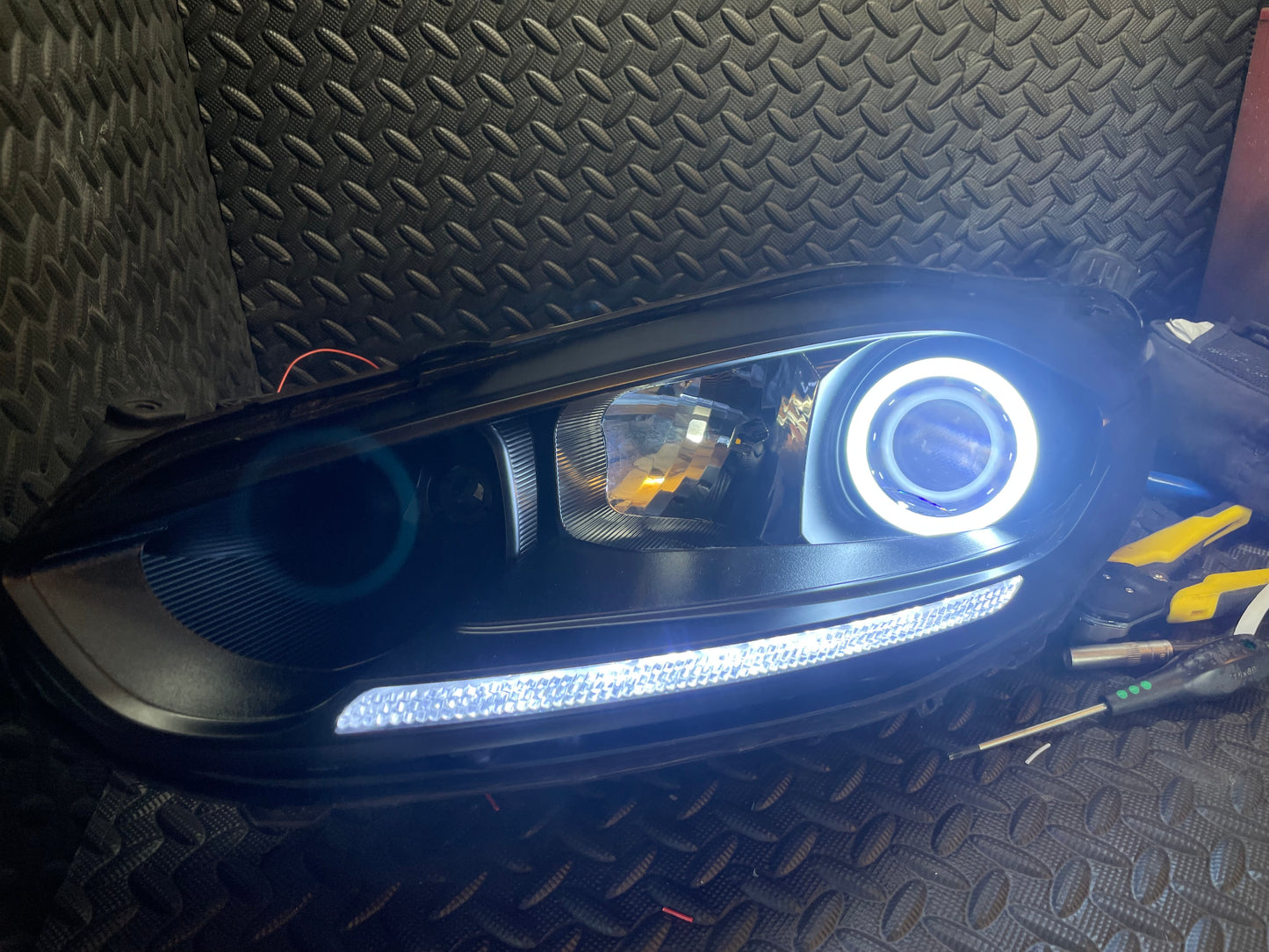 Ford Fiesta Custom headlights - Option 2