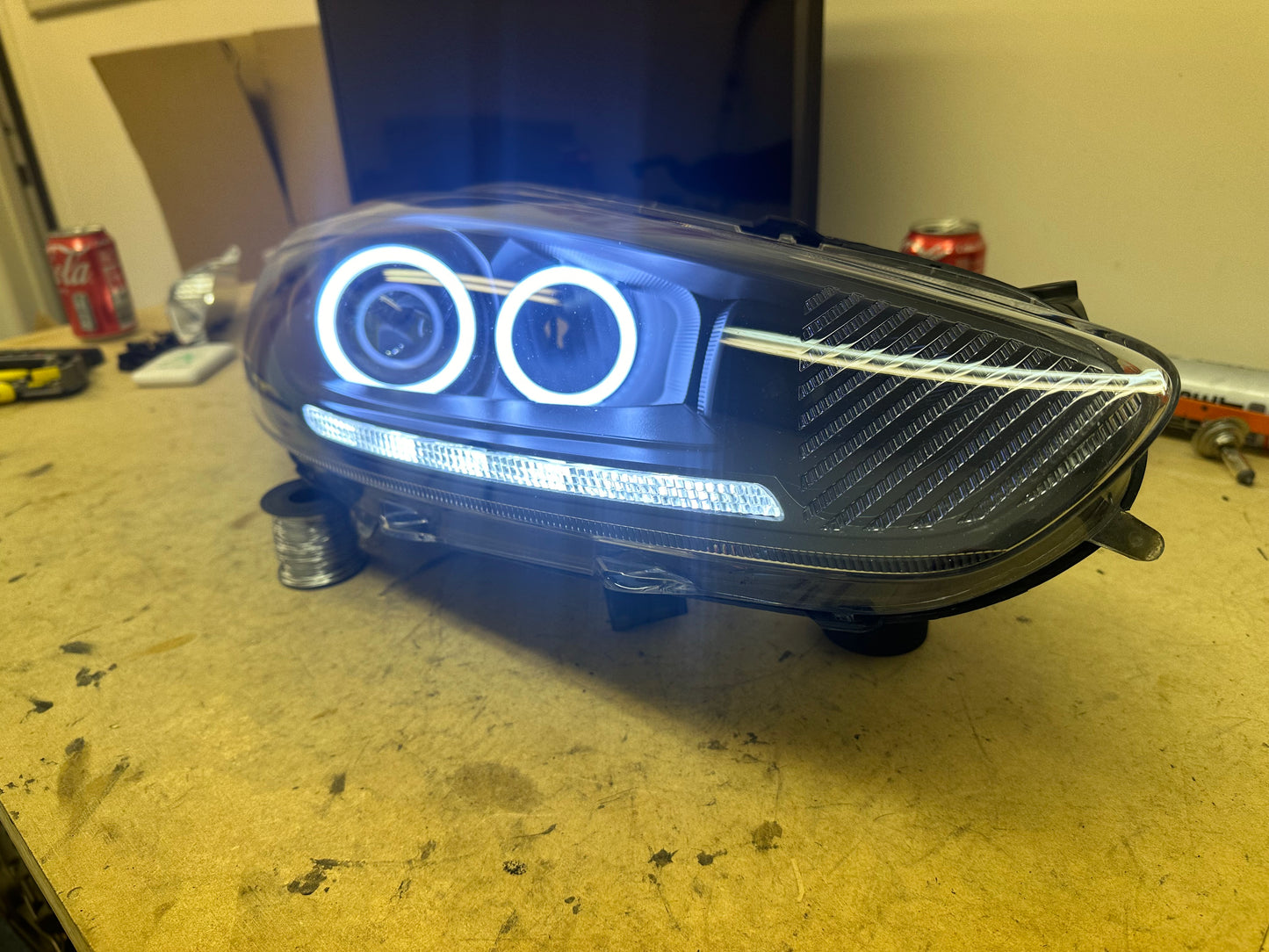 Ford Fiesta Custom headlights - Option 3